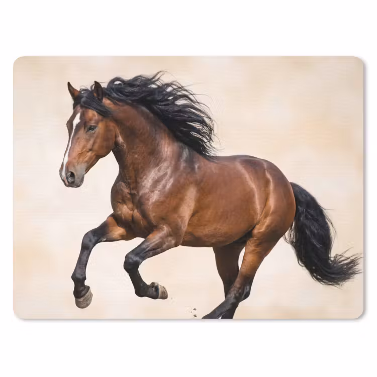 Paard - Galop - Energie muismat rubber klein -3d