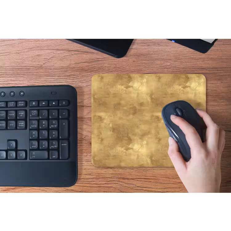 Industrieel - Textuur - Goud muismat rubber klein 262 -toetsenbord
