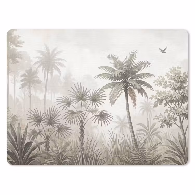 Jungle - Palmbomen - Natuur muismat rubber klein -3d