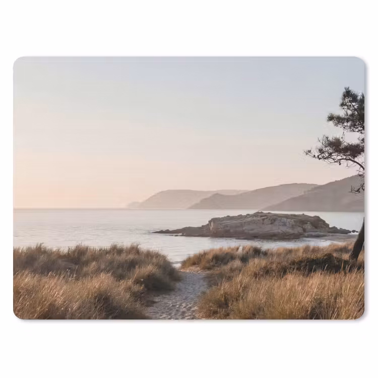 Landschap - Kust - Duinen muismat rubber klein -3d