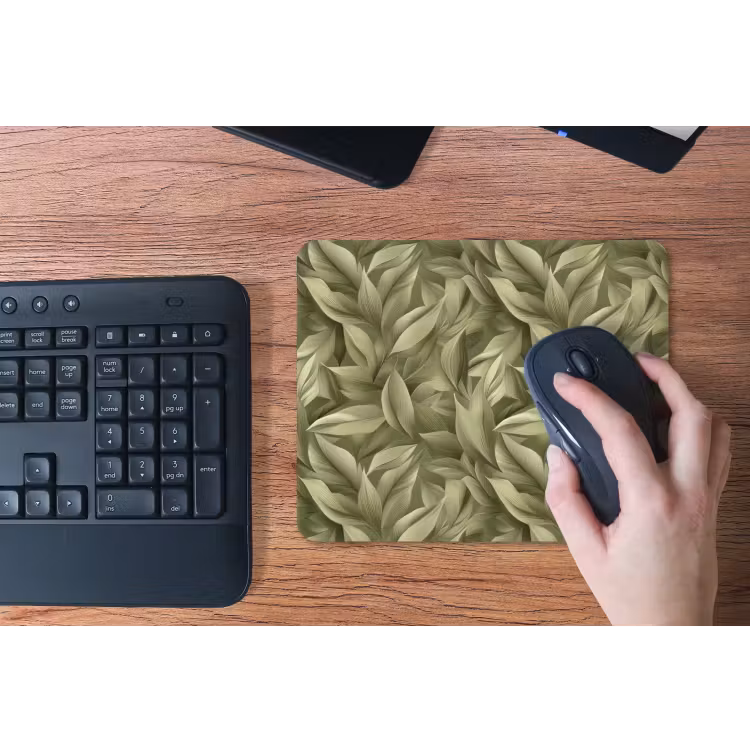 Bladeren - Modern - Groen muismat rubber klein 262 -toetsenbord