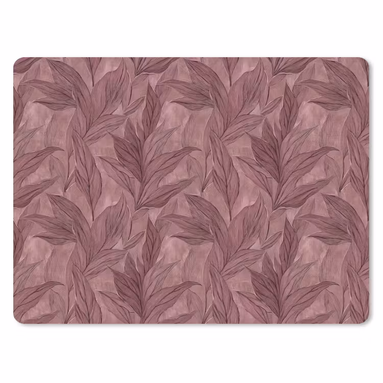 Bladeren - Patroon - Paars muismat rubber klein 262 -3d