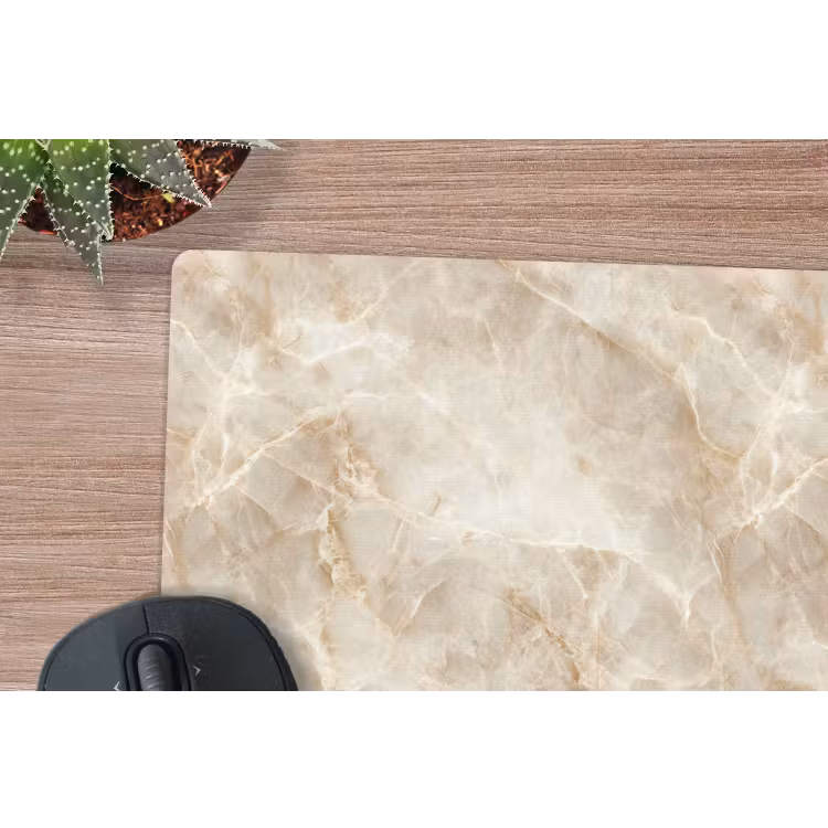 Lichtbeige - Onyx - Subtiel muismat rubber klein 262 -closeup
