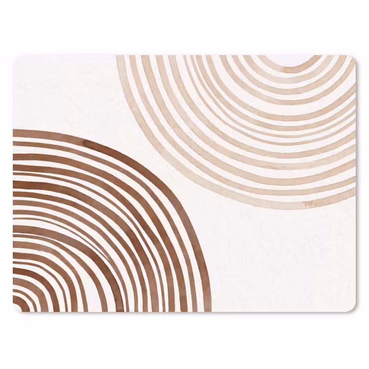 Mouse Pad - Lines - Minimalist - Art - Lijnen - Minimalistisch - Kunst muismat rubber klein