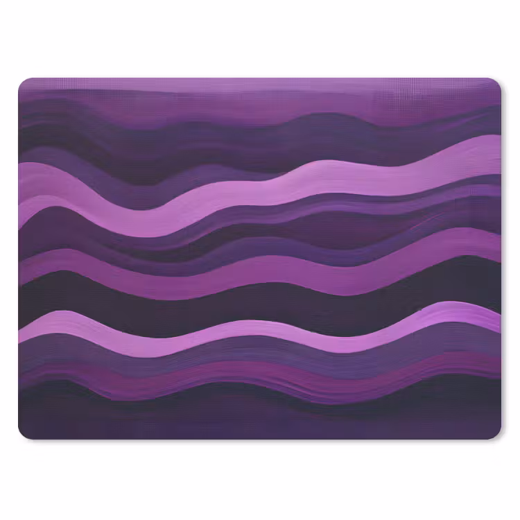 Lijnen - Golven - Paars - Abstract muismat rubber klein -3d