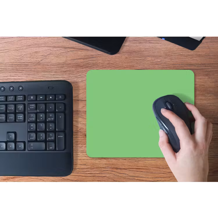 Meadow - Green - Groen muismat rubber klein 262 -toetsenbord