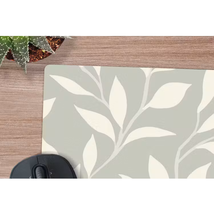 Minimalistisch - Patroon - Groen muismat rubber klein 262 -closeup