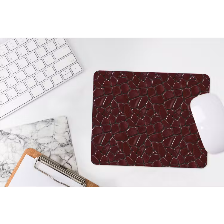 Mozaïek - Tegel - Bordeauxrood muismat rubber klein 262 -witbureau