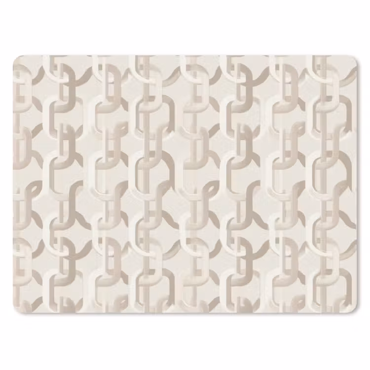 Motief - Abstract - Beige muismat rubber klein 262 -3d