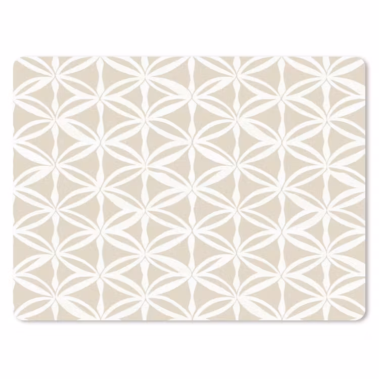 Motief - Modern - Beige muismat rubber klein 262 -3d