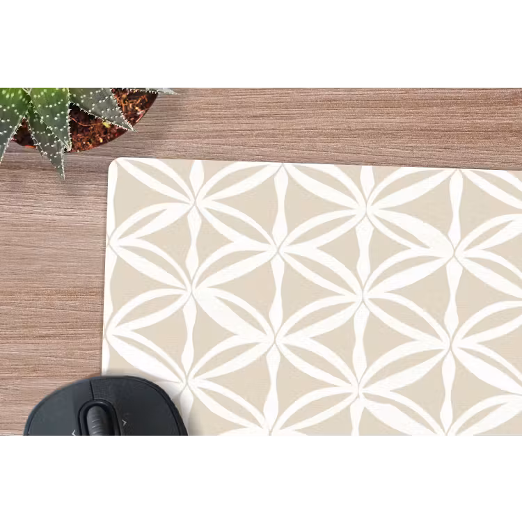 Motief - Modern - Beige muismat rubber klein 262 -closeup