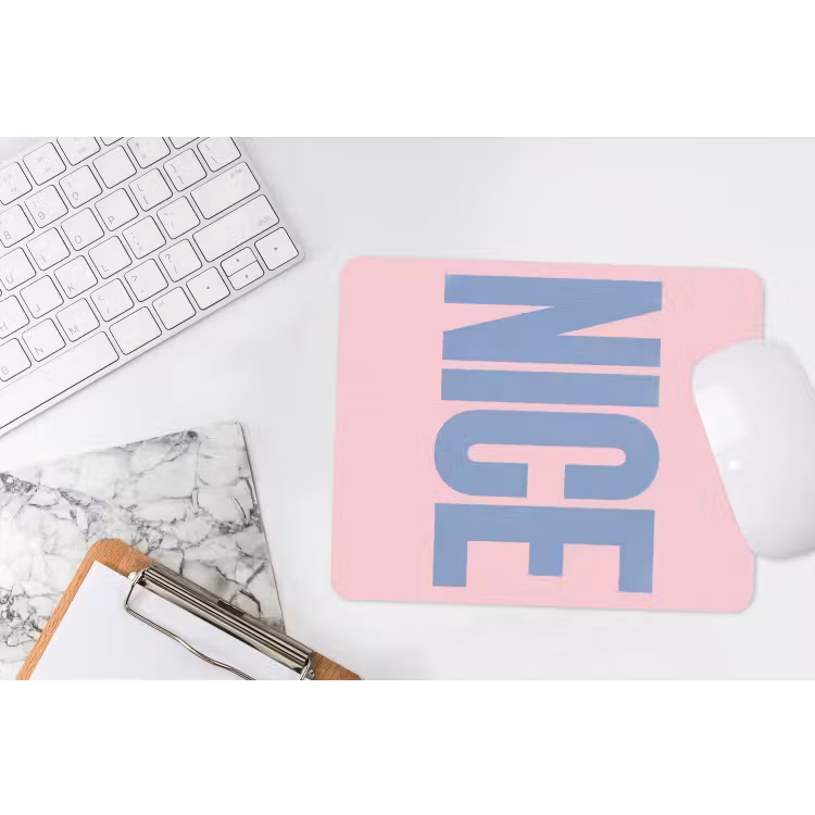 Nice - Paars - Roze muismat rubber klein -witbureau
