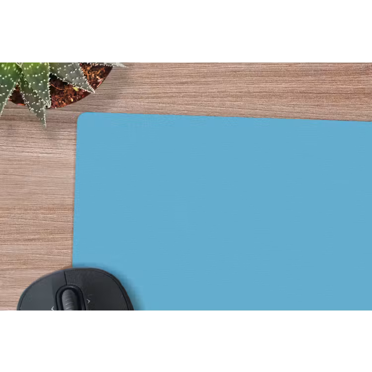 Ocean - Teal - Blauw muismat rubber klein 262 -closeup