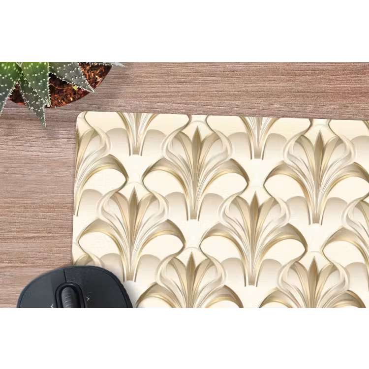 Ornament - Barok - Goud muismat rubber klein 262 -closeup