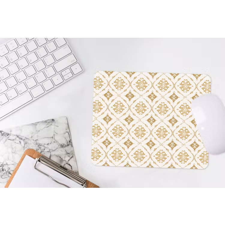 Ornament - Klassiek - Goud muismat rubber klein 262 -witbureau