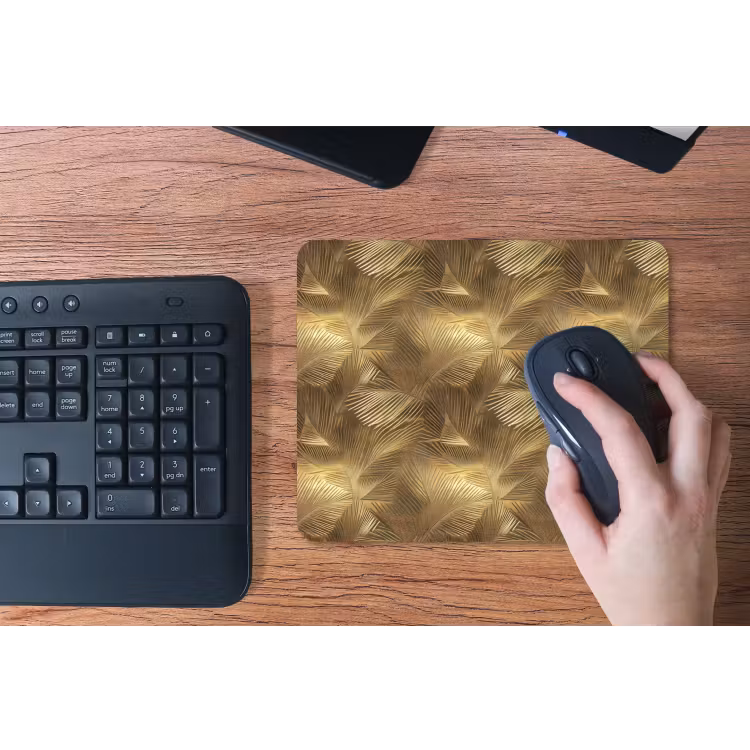 Palm - Waaier - Goud muismat rubber klein 262 -toetsenbord