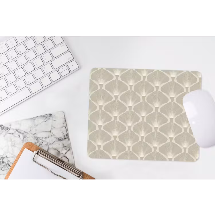Paneel - Ginkgo - Zand muismat rubber klein 262 -witbureau