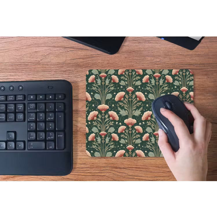 Patroon - Botanisch - Kleurrijk muismat rubber klein 262 -toetsenbord