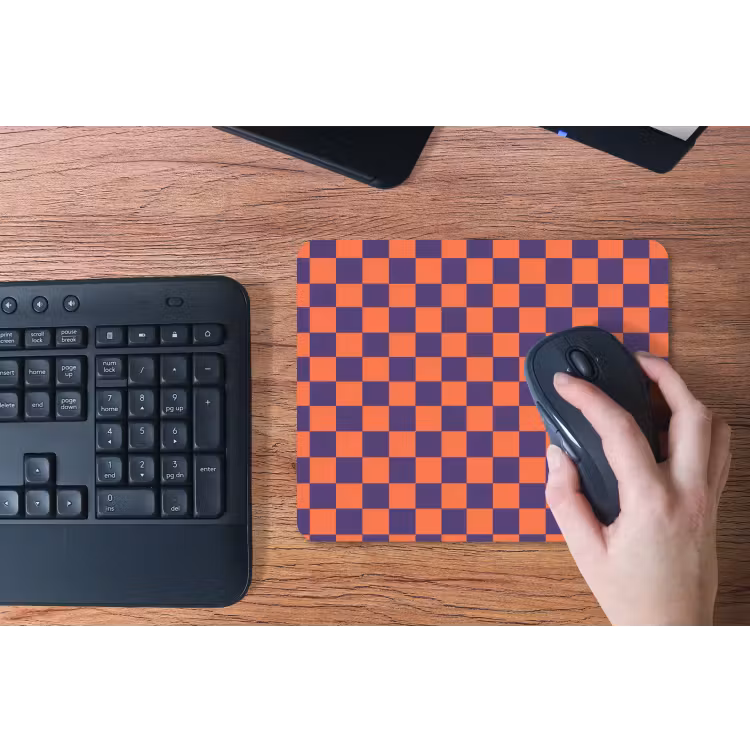 Patroon - Klassiek - Paars muismat rubber klein 262 -toetsenbord