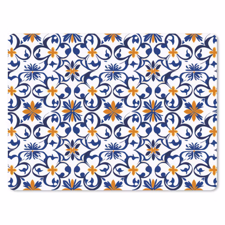 Patroon - Modern - Kleurrijk muismat rubber klein 262 -3d