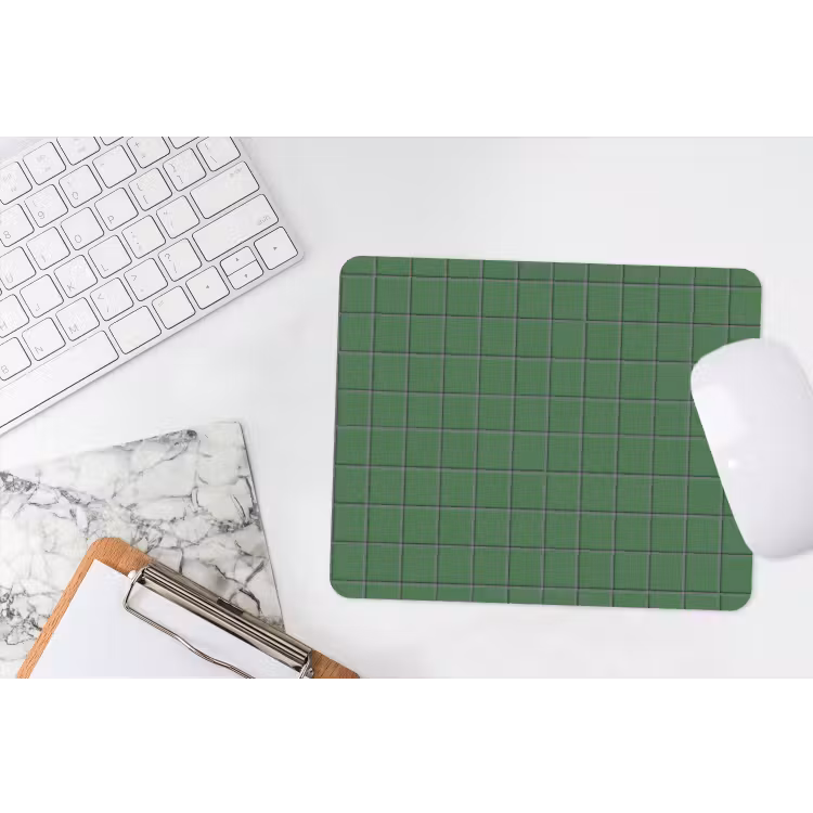 Patroon - Tegels - Groen muismat rubber klein 262 -witbureau