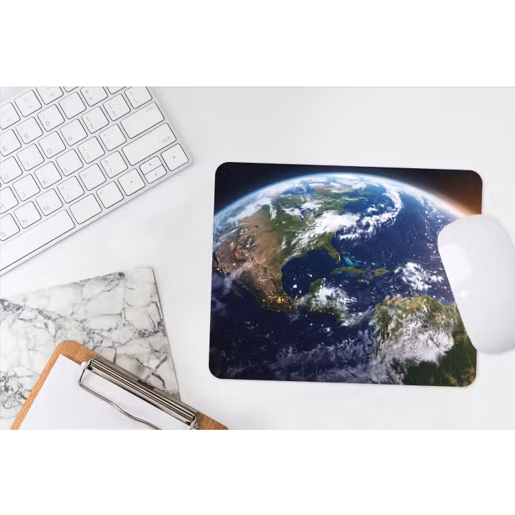Mouse Pad - Planet - Space - Cosmos - Planeet - Ruimte - Kosmos muismat rubber klein