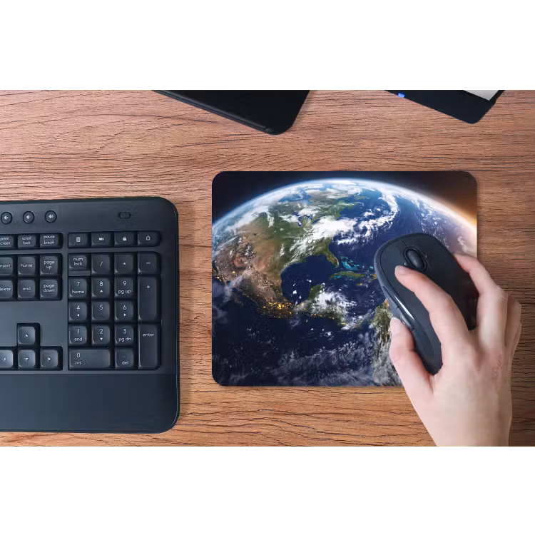 Mouse Pad - Planet - Space - Cosmos - Planeet - Ruimte - Kosmos muismat rubber klein