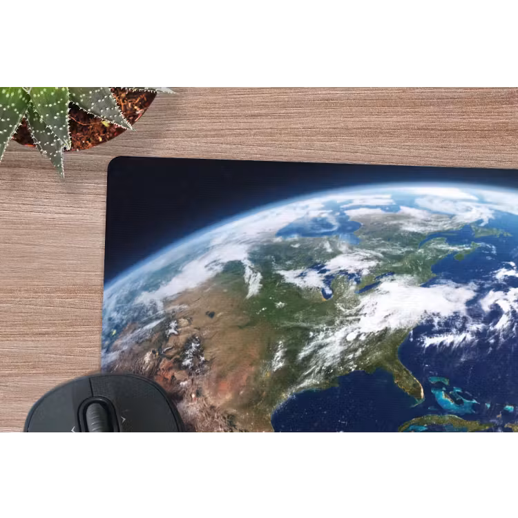 Mouse Pad - Planet - Space - Cosmos - Planeet - Ruimte - Kosmos muismat rubber klein