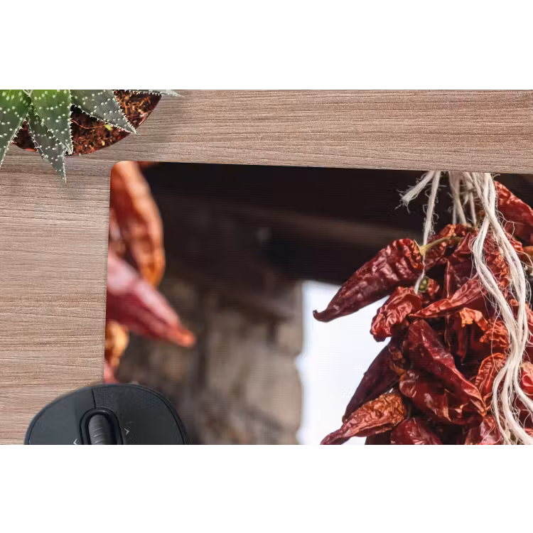 Mouse Pad - Red Peppers - Food - Rode pepers - Eten muismat rubber klein