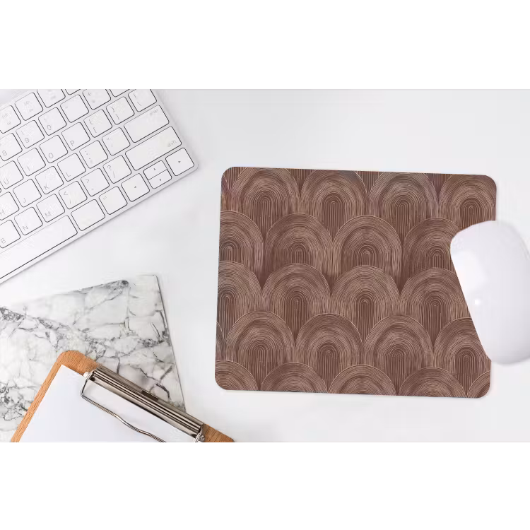 Ritmisch - Effect - Bruin muismat rubber klein 262 -witbureau