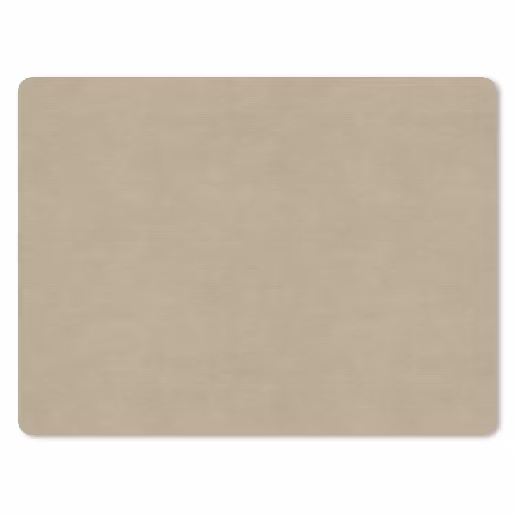 Zandkleur - Korrelige structuur - Beton muismat rubber klein 262 -3d