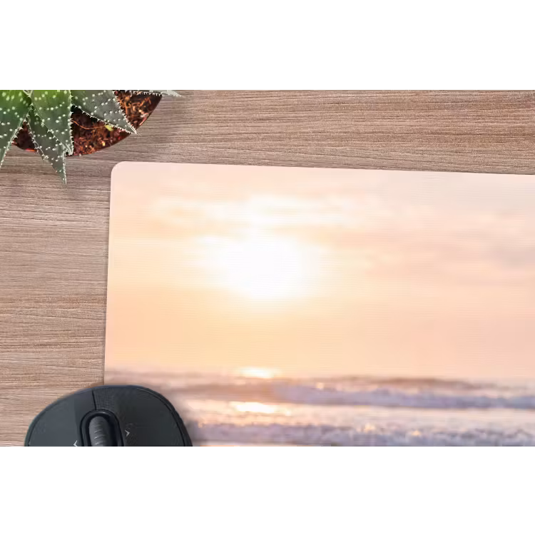 Zee - Vogels - Strand muismat rubber klein -closeup