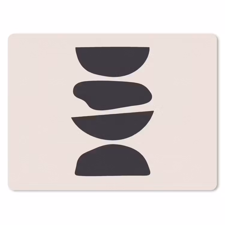 Mouse Pad - Shapes - Abstract - Modern - Vormen - Abstract - Modern muismat rubber klein