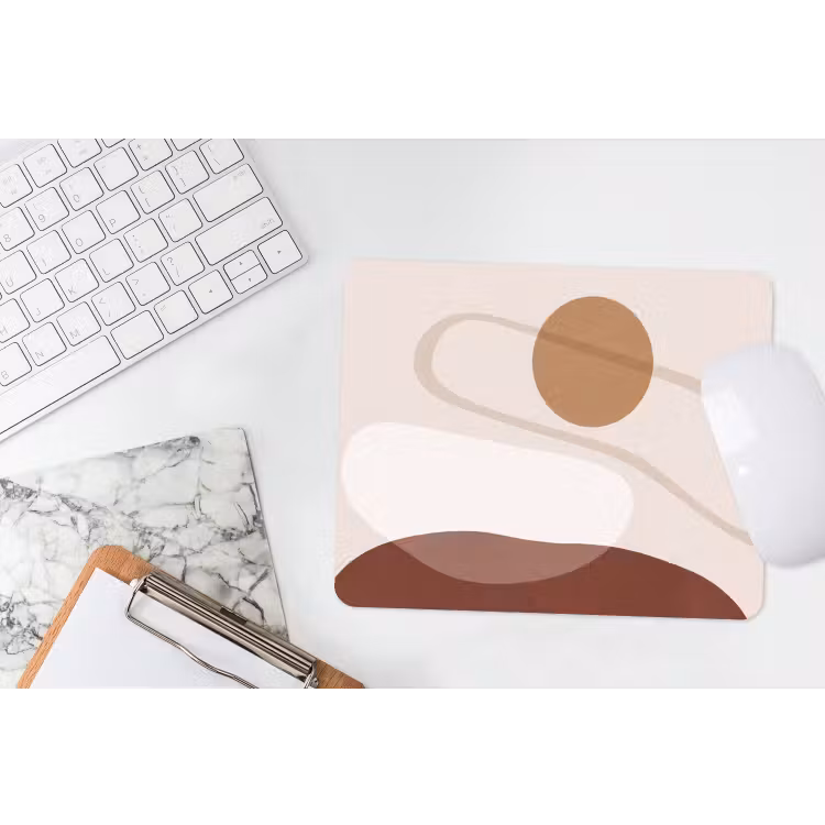 Mouse Pad - Shapes - Organic - Art - Vormen - Organisch - Kunst muismat rubber klein
