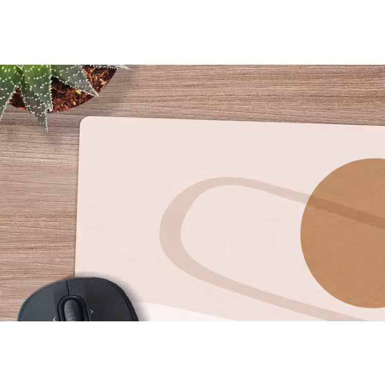 Mouse Pad - Shapes - Organic - Art - Vormen - Organisch - Kunst muismat rubber klein