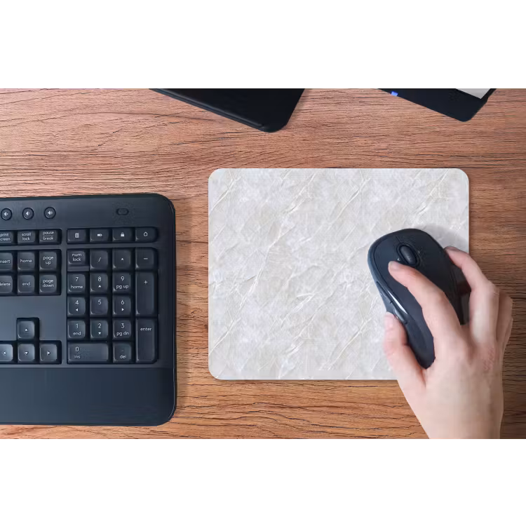 Oppervlakte - Textuur - Grijs muismat rubber klein 262 -toetsenbord