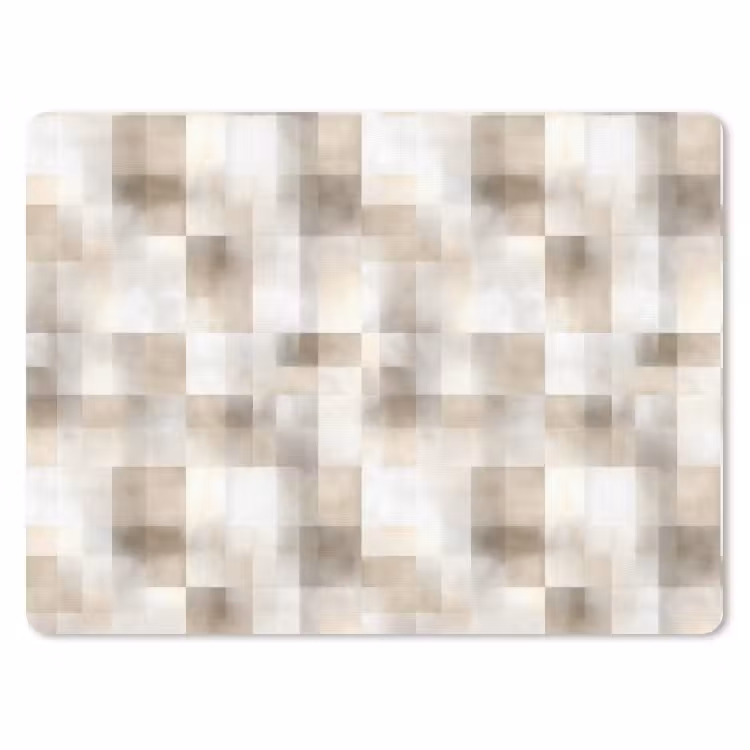 Textuur - Linnen - Beige muismat rubber klein 262 -3d