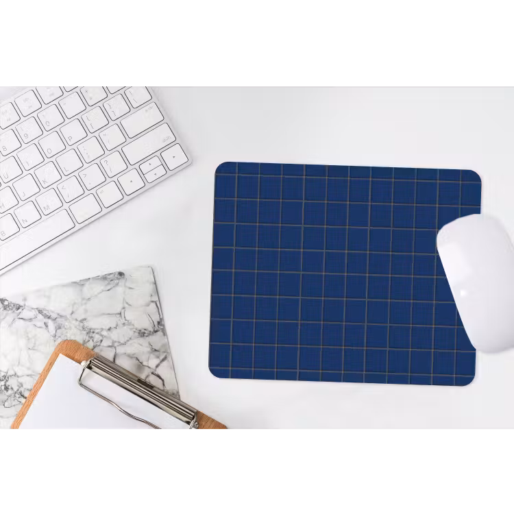 Tegel - Patroon - Blauw muismat rubber klein 262 -witbureau