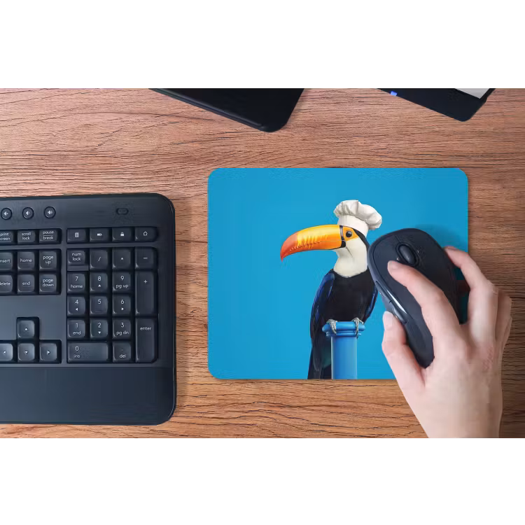 Tucan - Sokkel - Vogel - Koksmuts muismat rubber klein -toetsenbord
