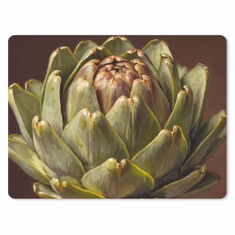 Mouse Pad - Vegetable - Artichoke - Green - Groente - Artisjok - Groen muismat rubber klein