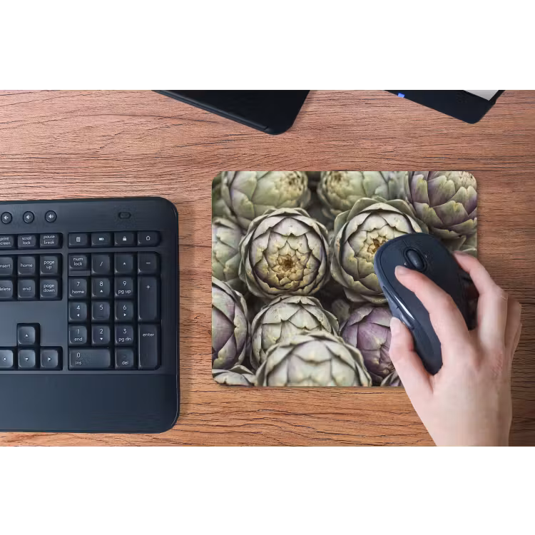 Mouse Pad - Vegetables - Fresh - Food - Groenten - Vers - Eten muismat rubber klein
