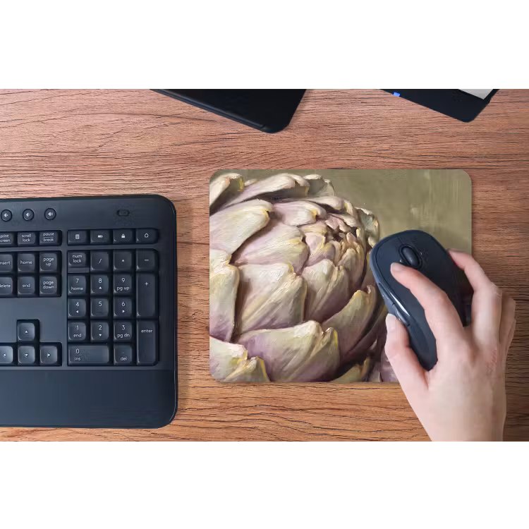 Mouse Pad - Vegetables - Still Life - Painting - Groente - Stilleven - Schilderij muismat rubber klein