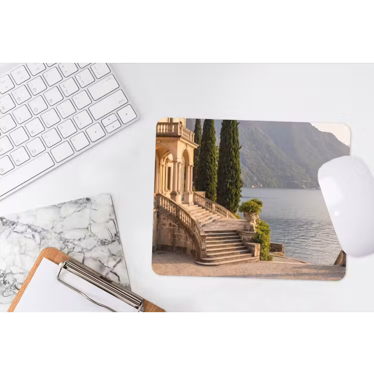 Mouse Pad - Villa - Water - Stairs - Villa - water -trappen muismat rubber klein