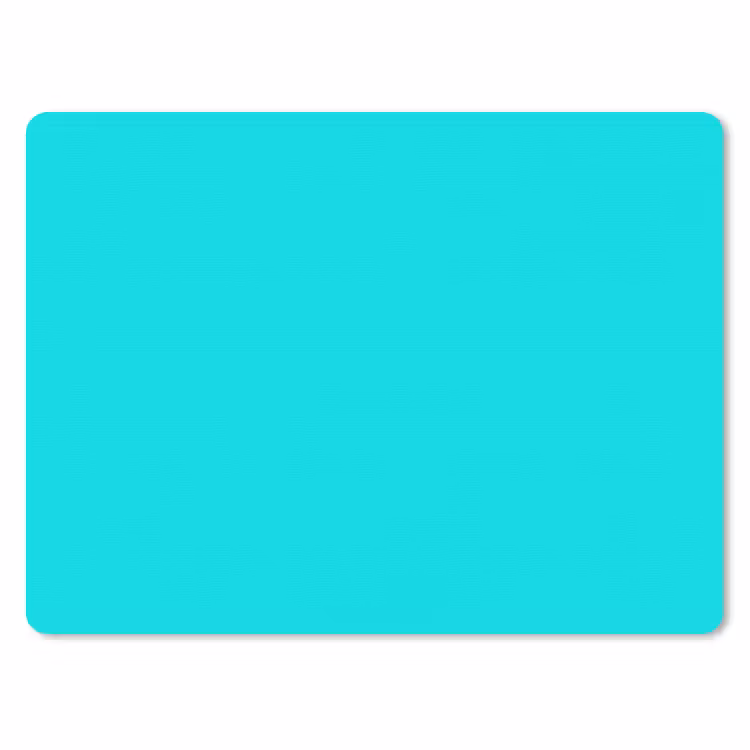 Vivid - Aquamarine - Turkoois muismat rubber klein 262 -3d