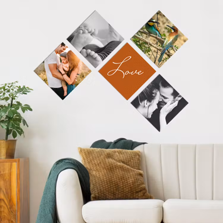foto op ruit aan de muur