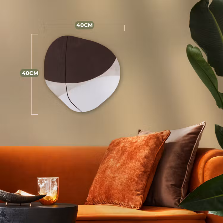 Organic - Forex - Abstract - Forms - Modern - Abstract - Vormen - Modern Wandcirkel Organisch Forex 3mm klein