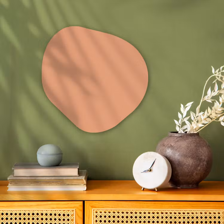 Desert - Coral - Koraal Wandcirkel Organisch Forex 3mm klein 629 -sfeer2