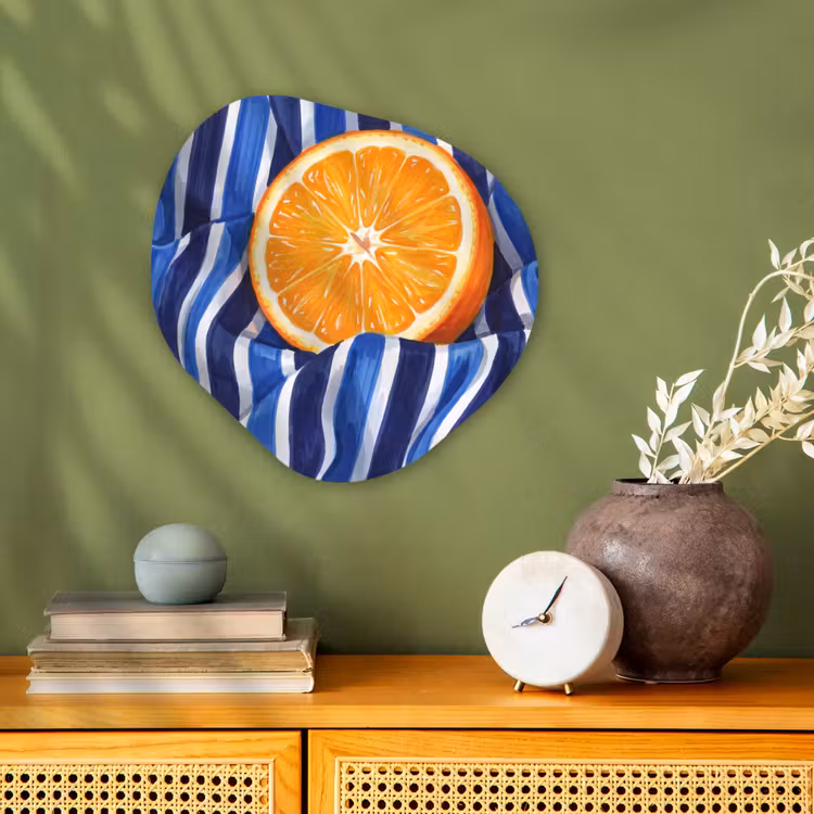 Organic - Forex - Food - Fruit - Orange - Eten - Fruit - Oranje Wandcirkel Organisch Forex 3mm klein