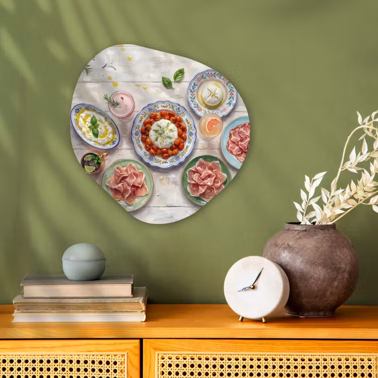 Eten - Tafel - Divers - Modern Wandcirkel Organisch Forex 3mm klein -sfeer2
