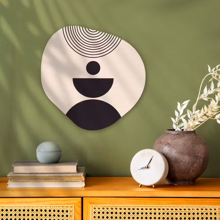Organic - Forex - Geometric Balance - Art - Geometrische balans - Kunst Wandcirkel Organisch Forex 3mm klein